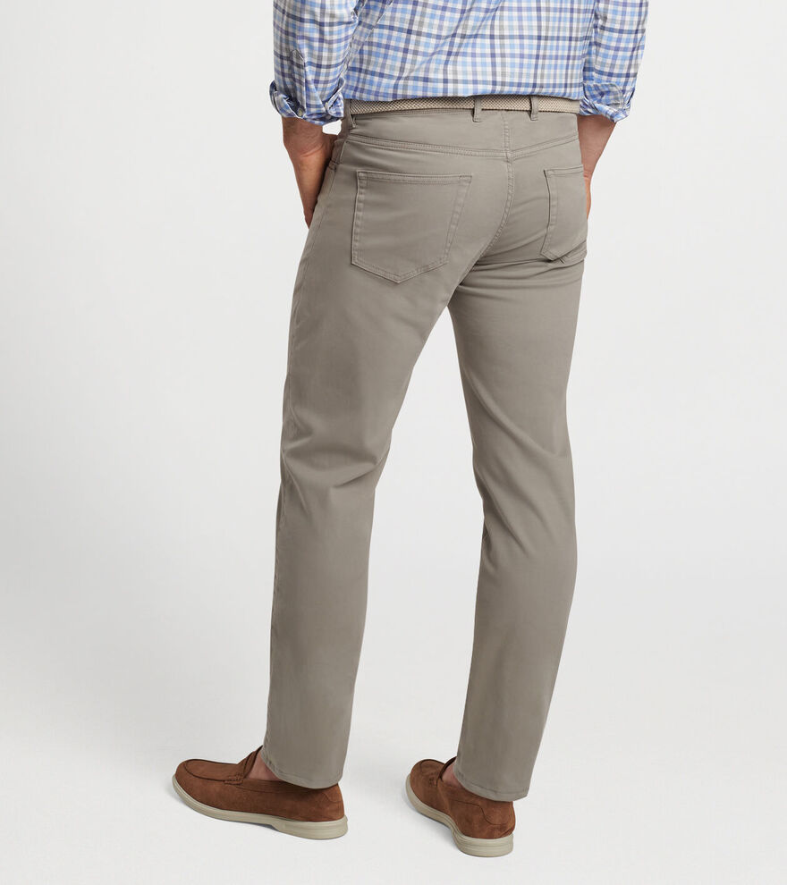 Signature Sateen Five-Pocket Pant image number 3