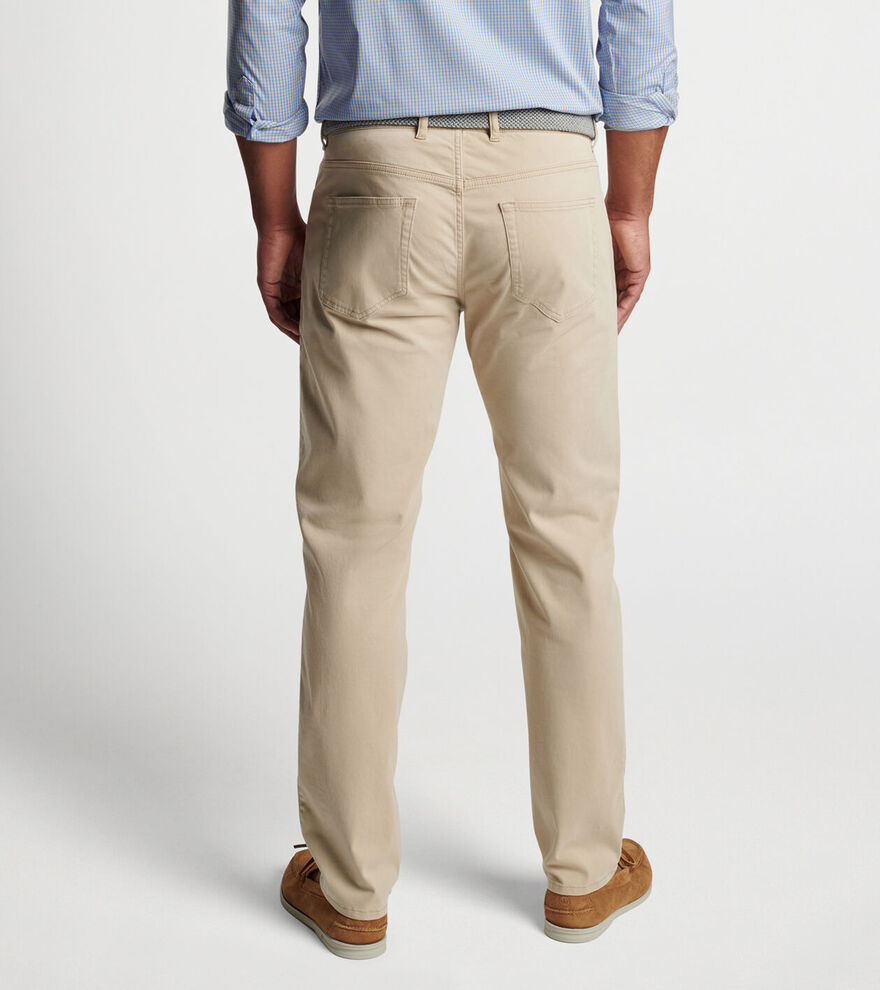 Signature Sateen Five-Pocket Pant image number 3