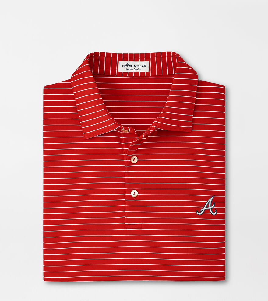 Atlanta Braves Mlb Grey Inspired Style Polo Shirts - Peto Rugs