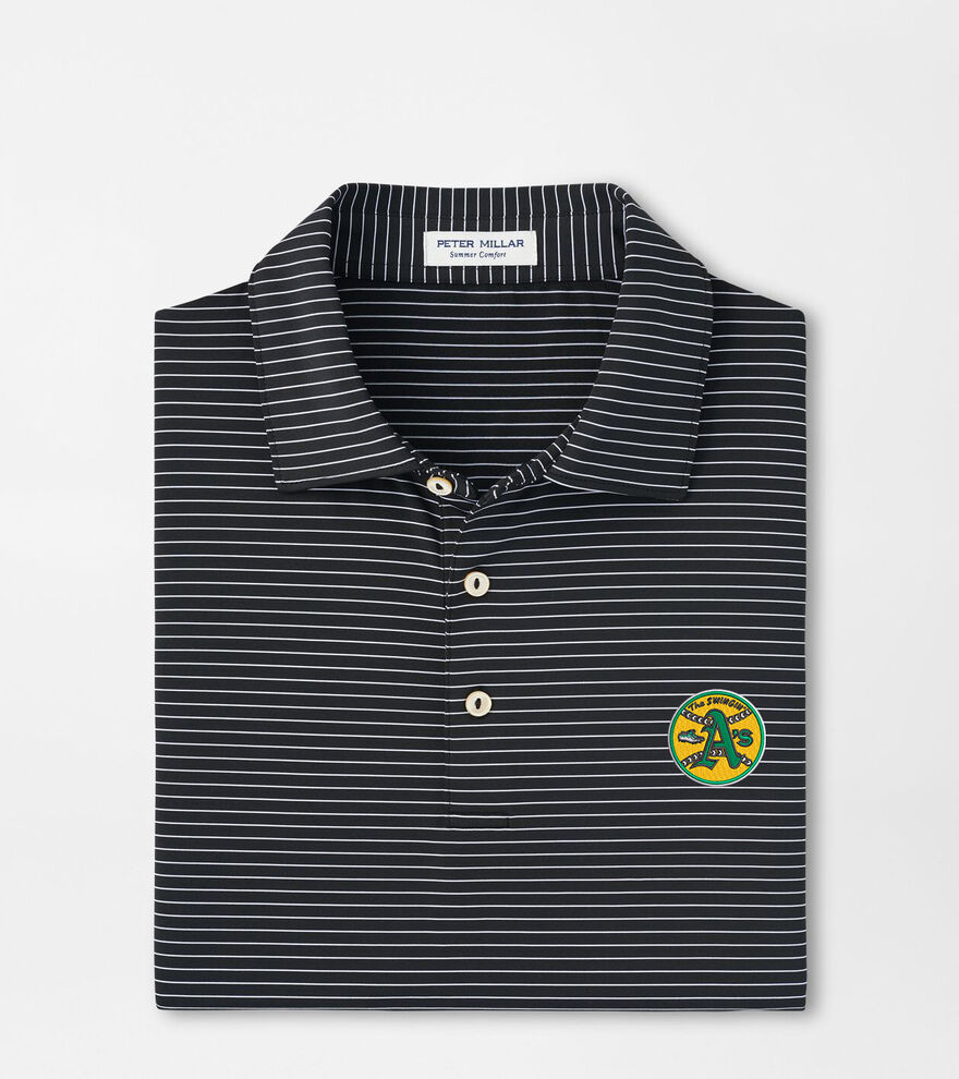 Cooperstown Oakland A's Hemlock Performance Jersey Polo image number 1