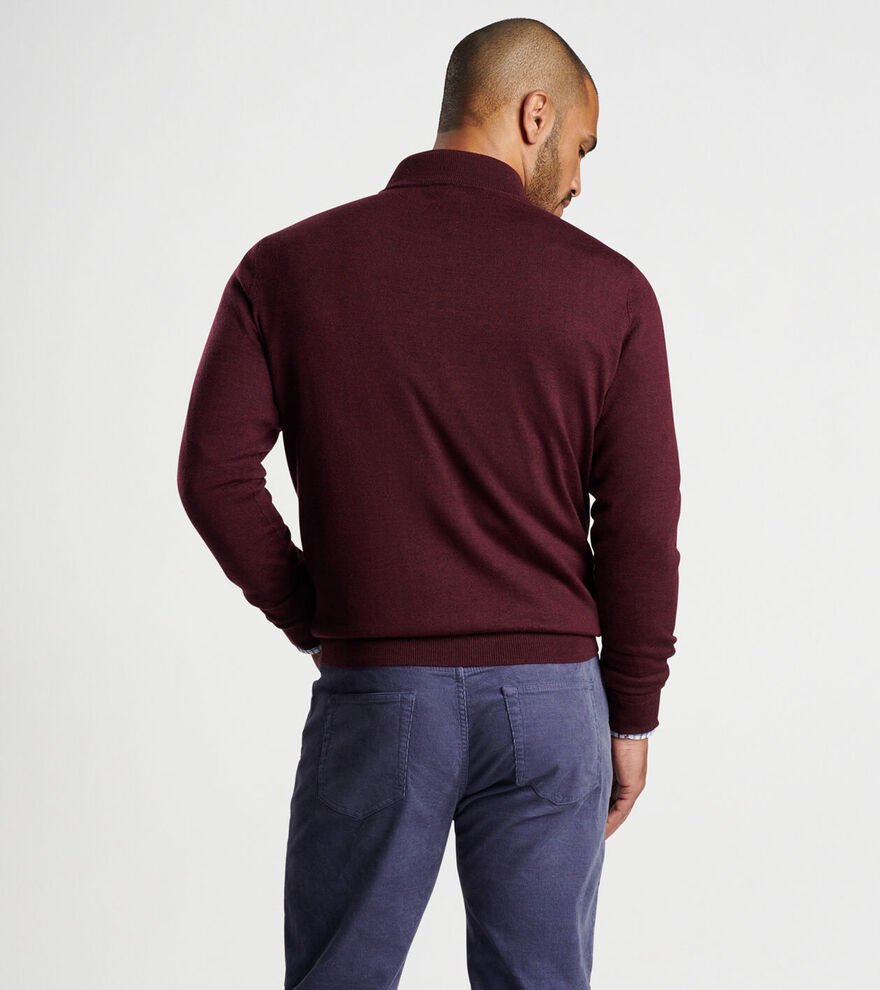 Autumn Crest Suede Trim Quarter-Zip image number 4