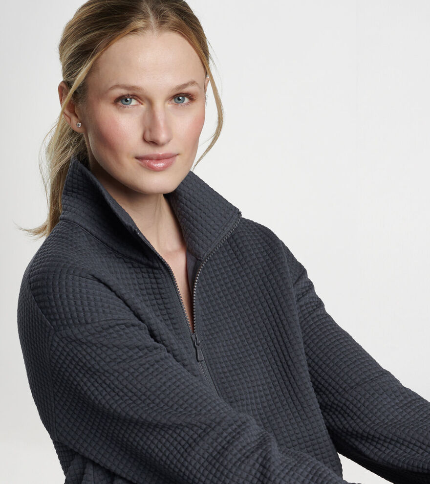 Flora Knit Jacquard Full Zip Layer image number 4