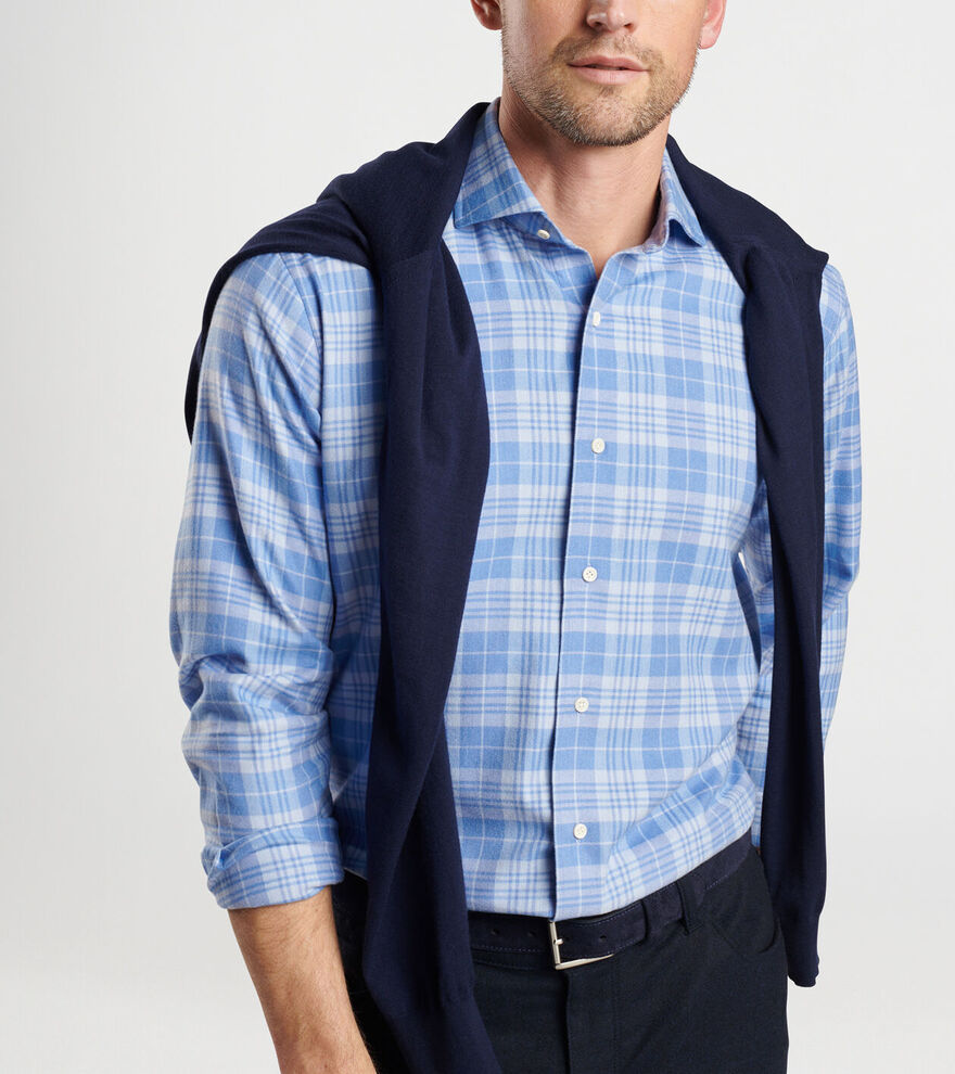 Turin Italian Flannel Sport Shirt image number 5