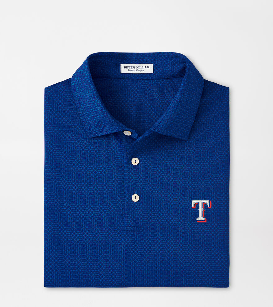 Texas Rangers Tesseract Performance Jersey Polo image number 1