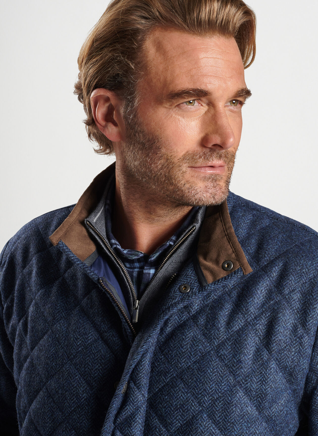 Suffolk Quilted Wool Travel Coat | Men's Jackets & Coats | Peter Millar