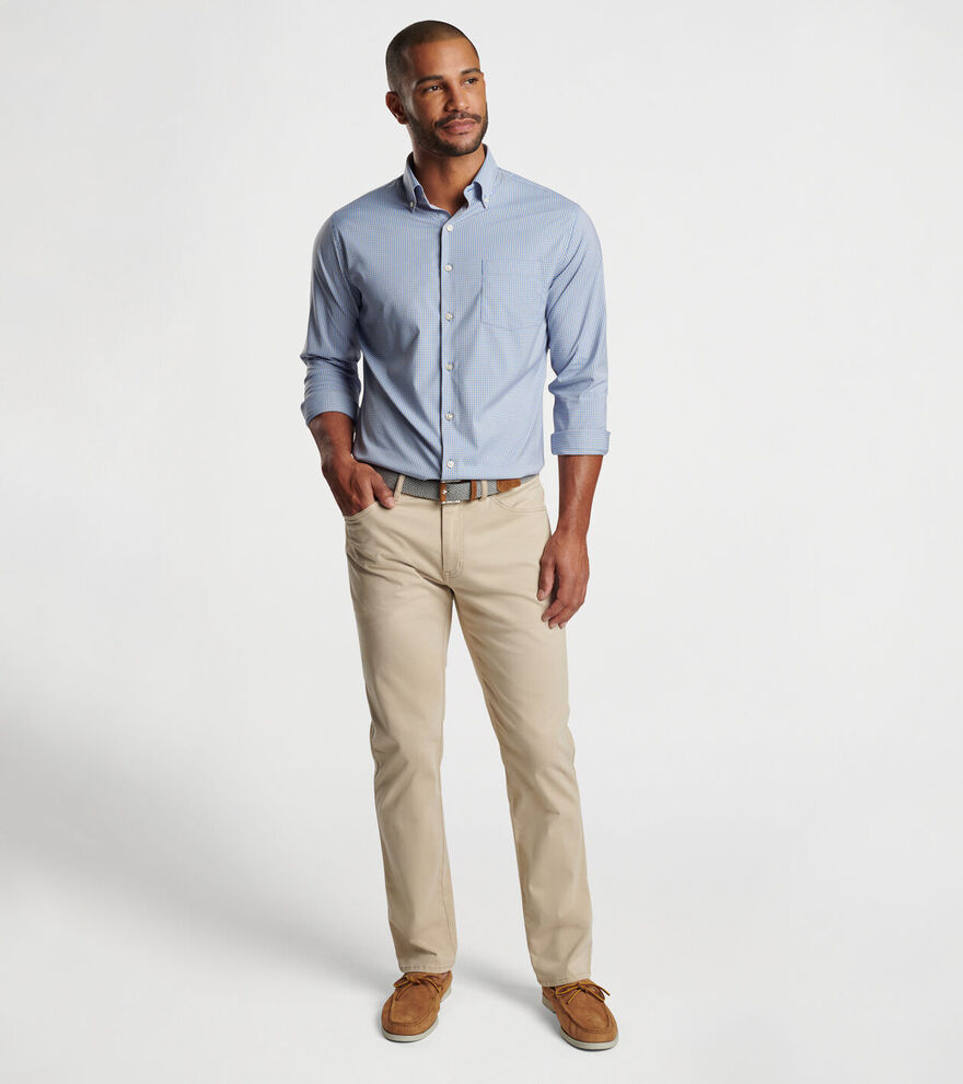 Signature Sateen Five-Pocket Pant image number 2