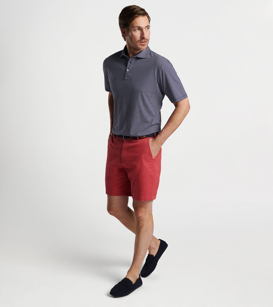 Pilot Mill Halifax Stripe Short-Sleeve Polo | Men's Polo Shirts | Peter ...