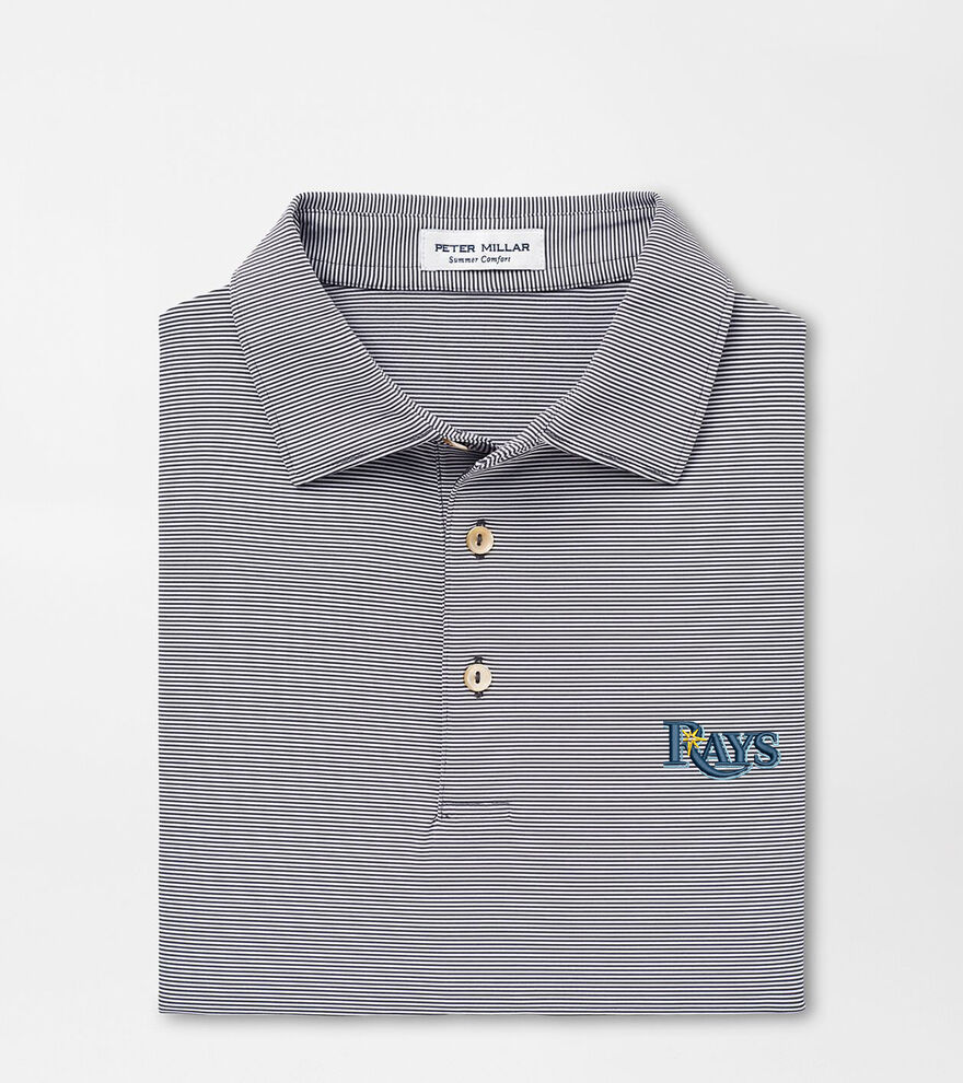 Cooperstown Tampa Bay Rays Jubilee Stripe Performance Polo image number 1