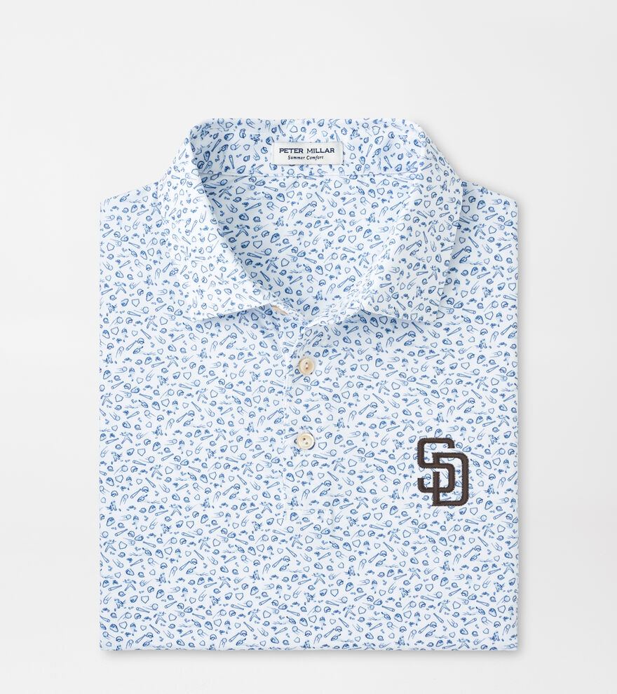 San Diego Padres Batter Up Performance Jersey Polo image number 1