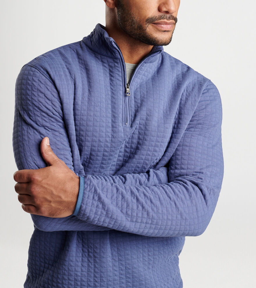 Quad Quilted Quarter-Zip image number 4