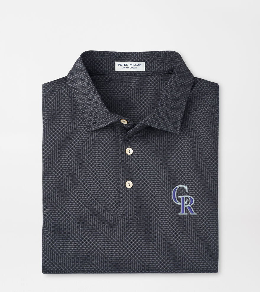 Colorado Rockies Tesseract Performance Jersey Polo image number 1