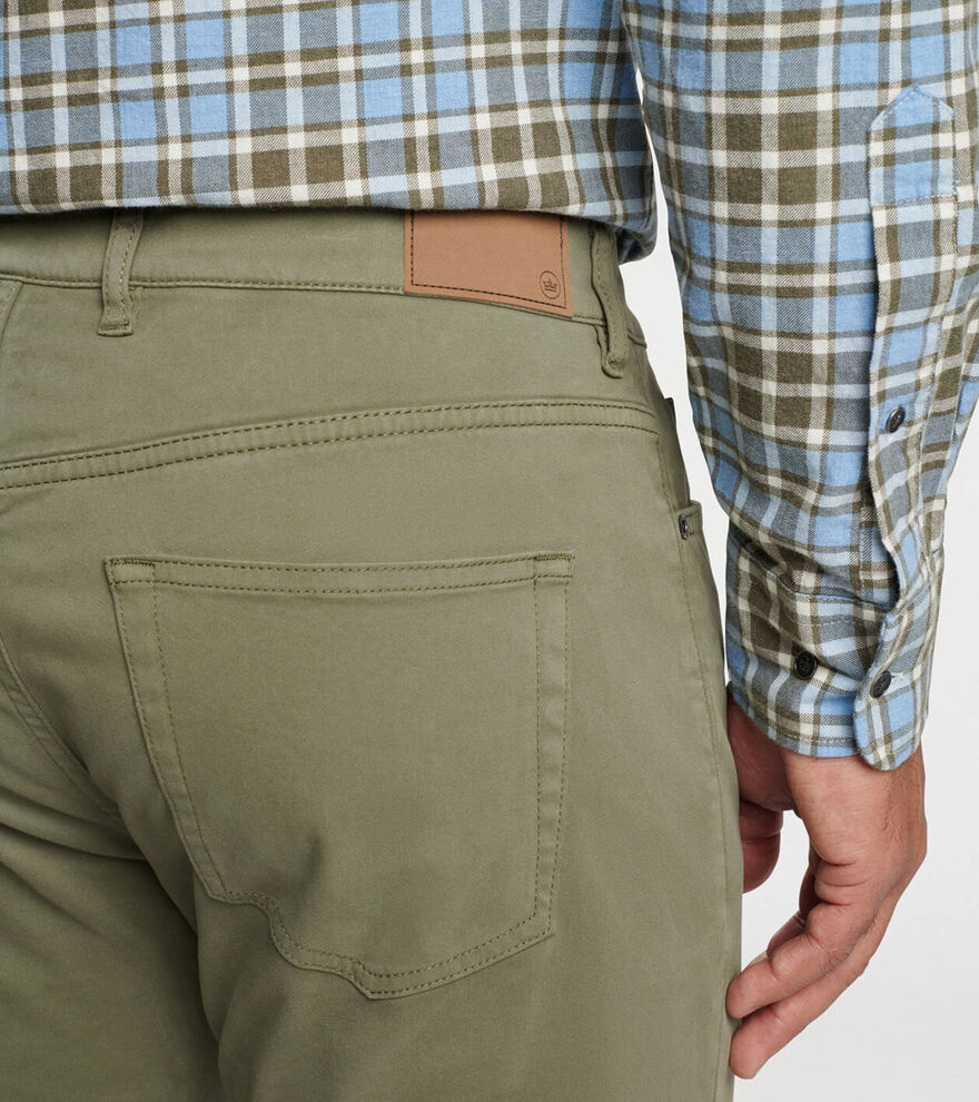 Signature Sateen Five-Pocket Pant image number 4