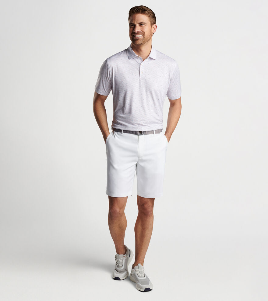 Peter Millar Solid Performance Jersey Polo White - AW23 S