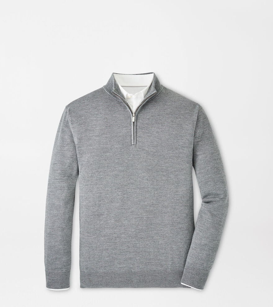 Canton Stripe Quarter Zip Sweater image number 1