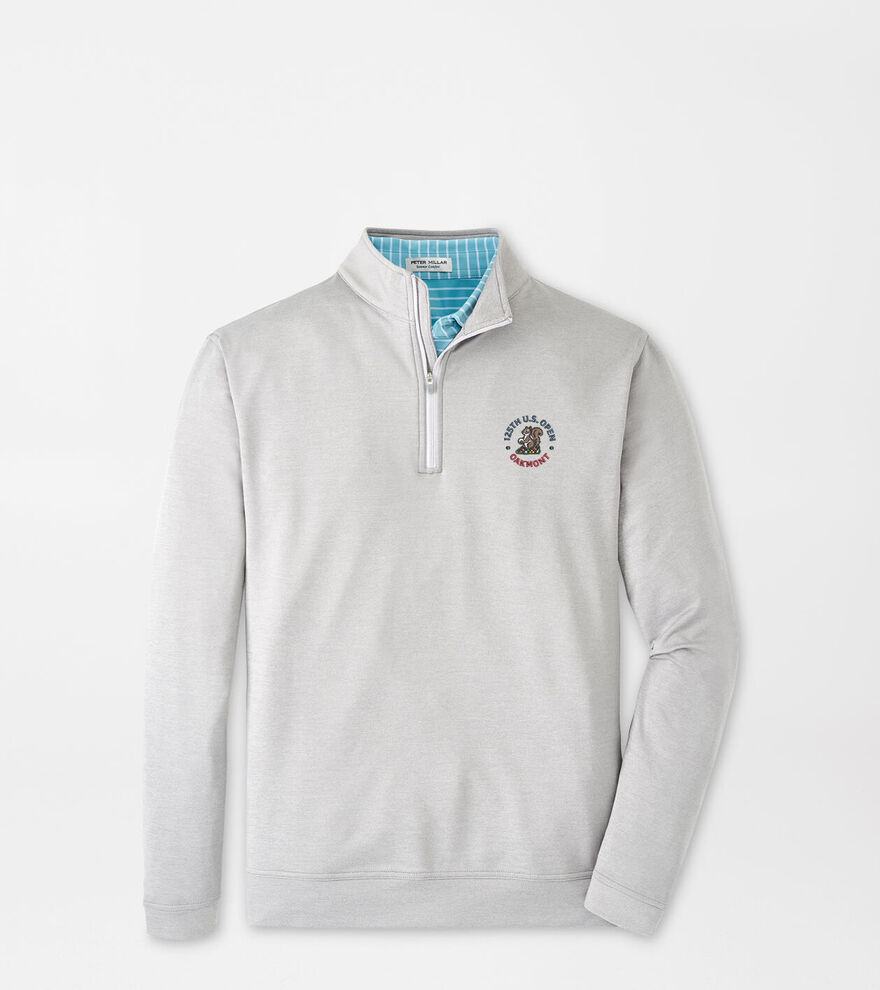 125th U.S. Open Perth Melange Performance Quarter Zip image number 1