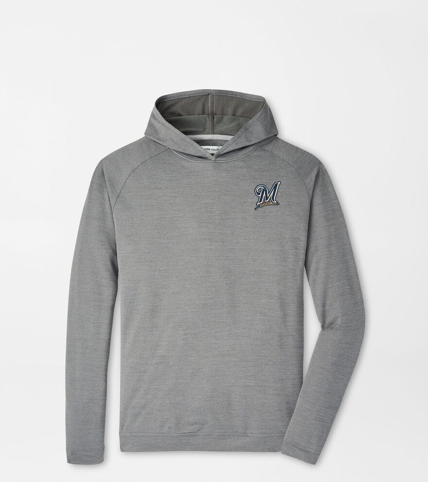 Cooperstown Milwaukee Brewers Pine Performance Hoodie image number 1