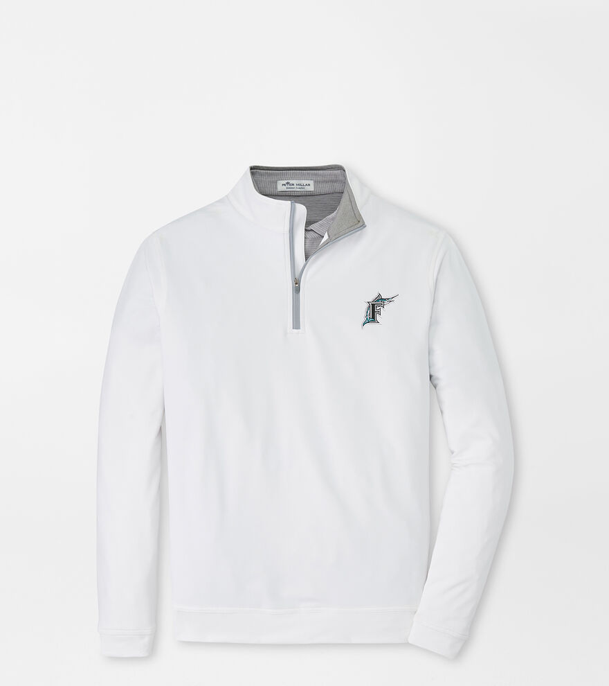 Cooperstown Miami Marlins Perth Performance Quarter-Zip image number 1