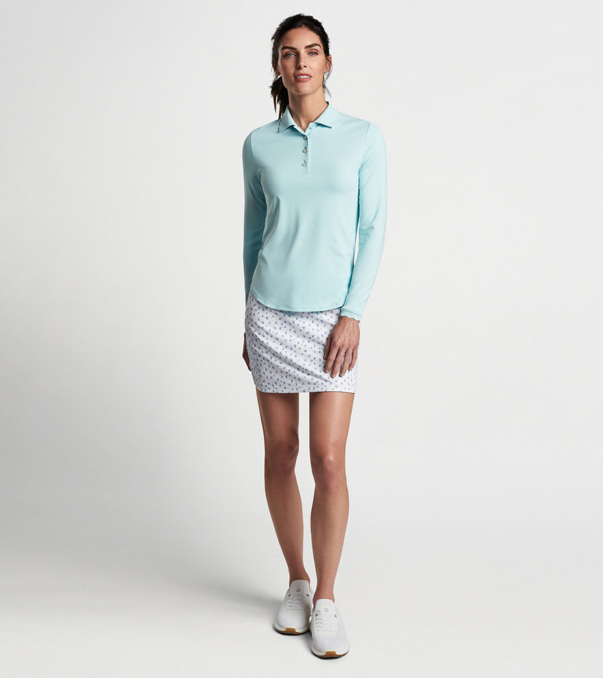 Opal Long-Sleeve Stretch Jersey Polo image number 2