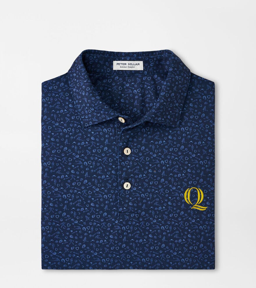 Quinnipiac Batter Up Performance Jersey Polo image number 1