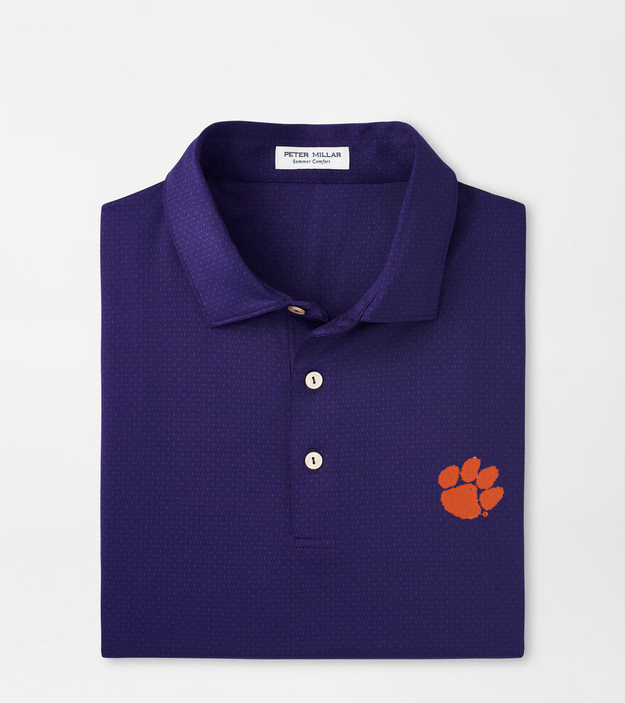 Clemson Tesseract Performance Jersey Polo image number 1