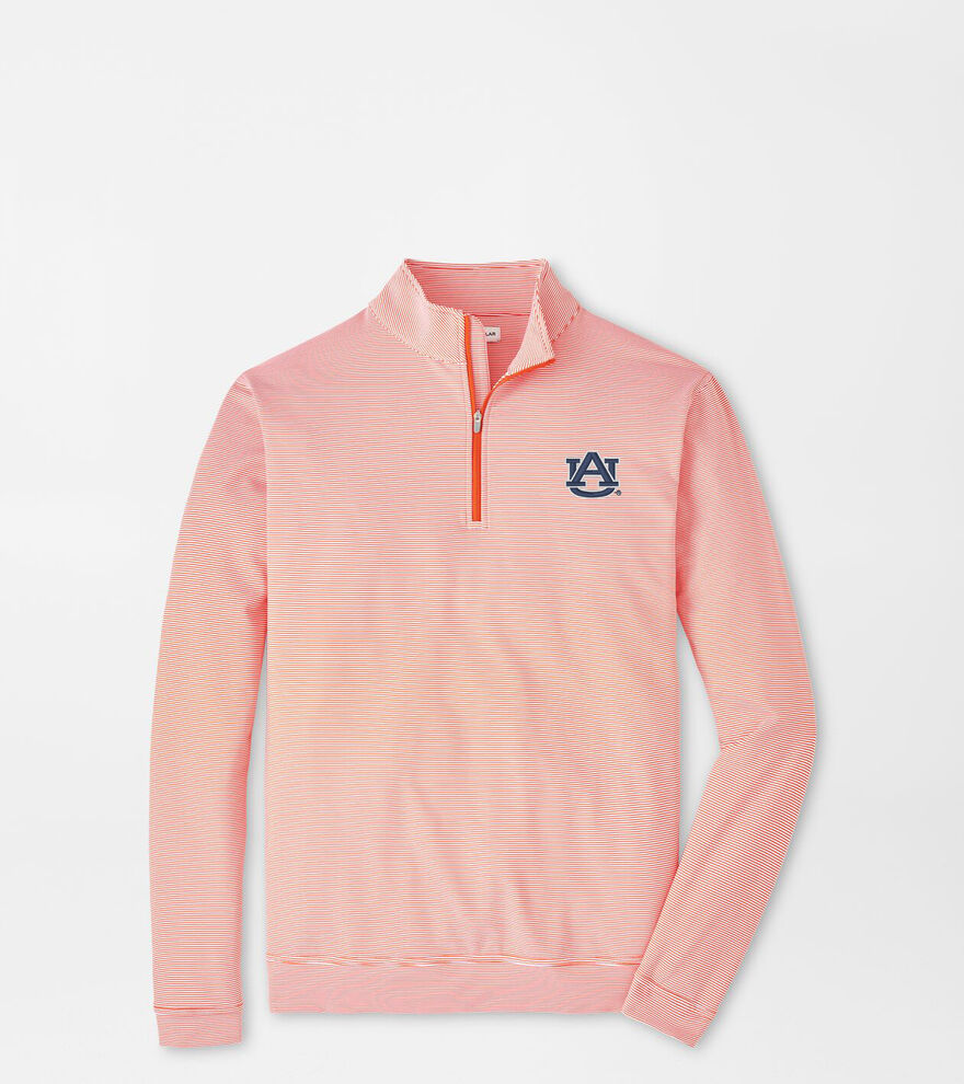 Auburn Perth Sugar Stripe Performance Quarter-Zip image number 1