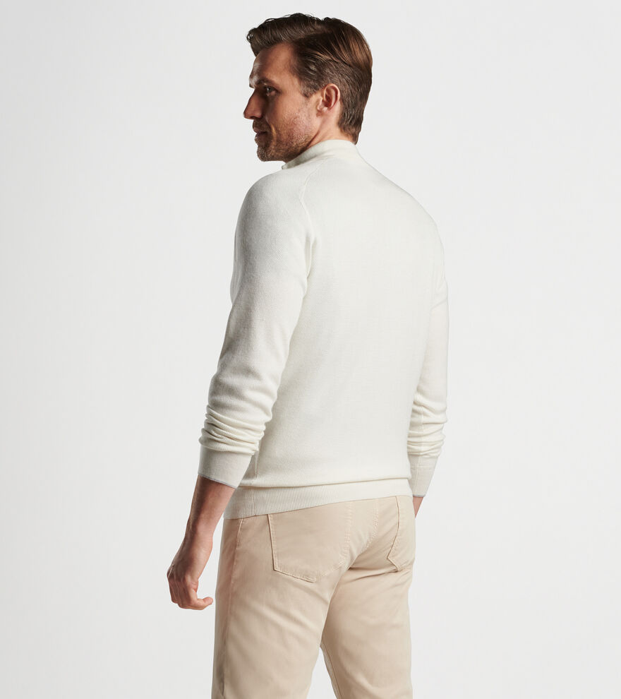 Voyager Cashmere-Silk Saddle Shoulder Quarter-Zip | Men's Sweaters ...