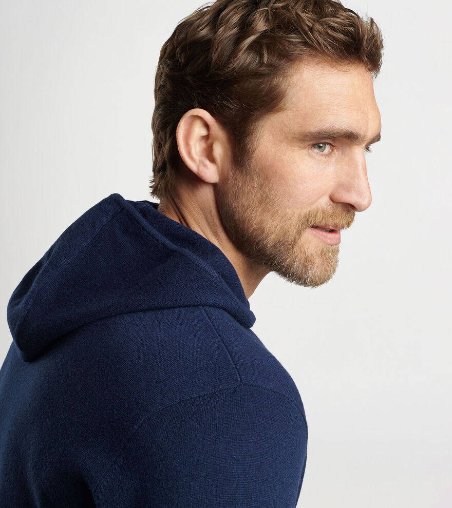 Conway Wool Cashmere Popover Hoodie image number 4