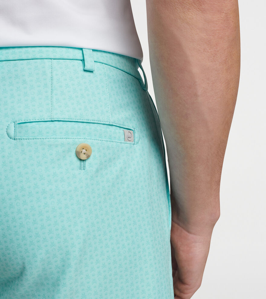 Skull In One Performance Boxer Brief in Bonnet by Peter Millar