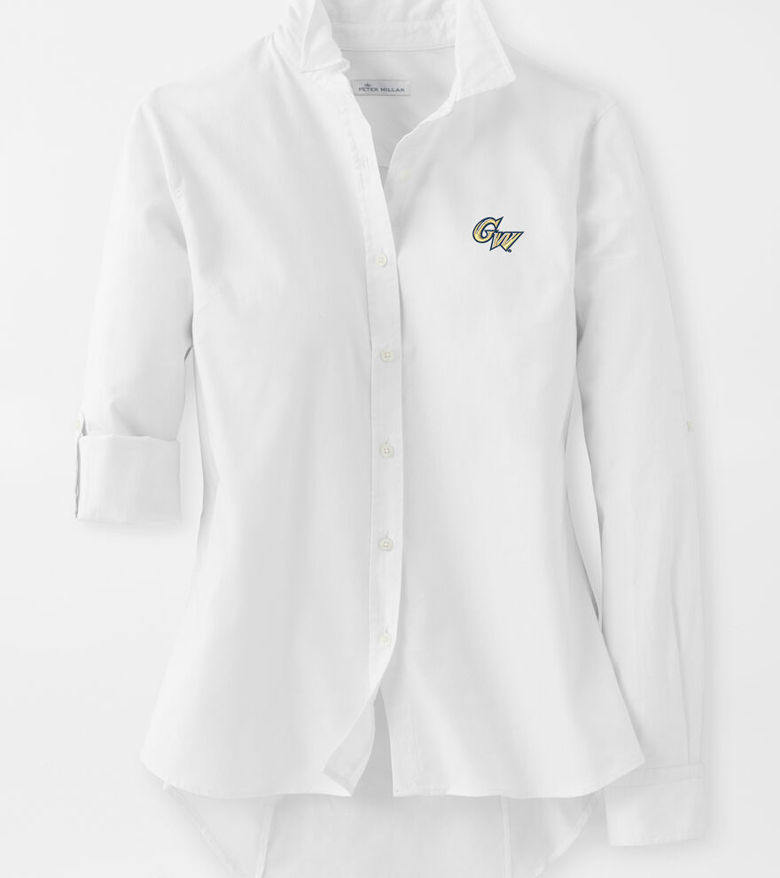 Women's George Washington University Stretch Woven Button-Up image number 1