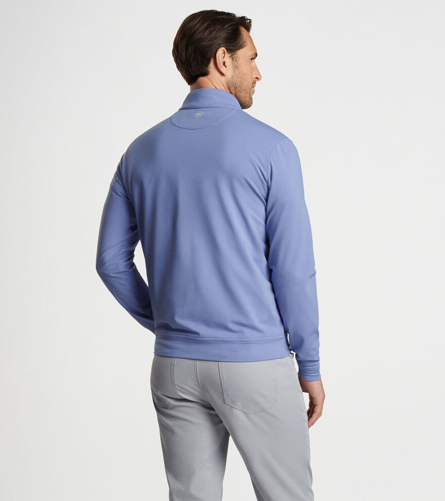 Perth Cross Hatch Performance Quarter-Zip image number 3