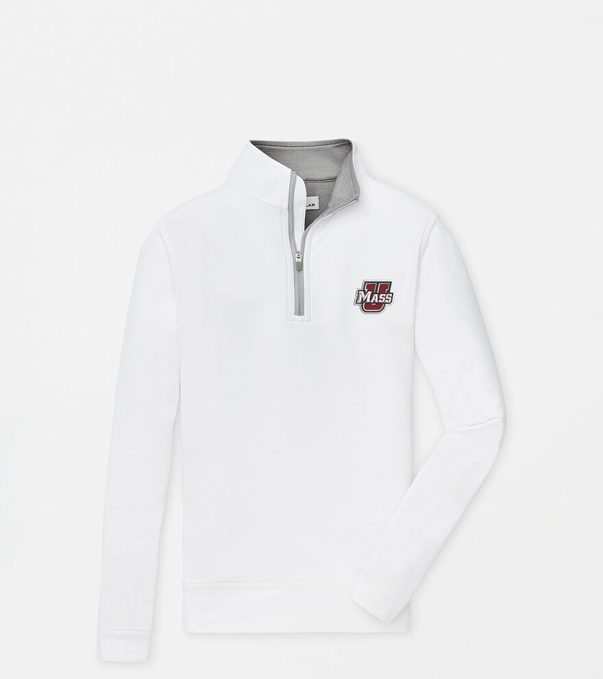 Peter Millar Youth Perth Performance 1/4 Zip White / L