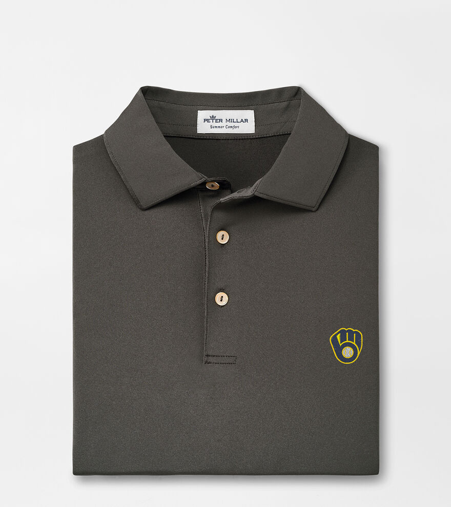 Milwaukee Brewers Button Up Polo Shirt - 3XL  Printed polo shirts, Printed  polo, Casual summer shorts