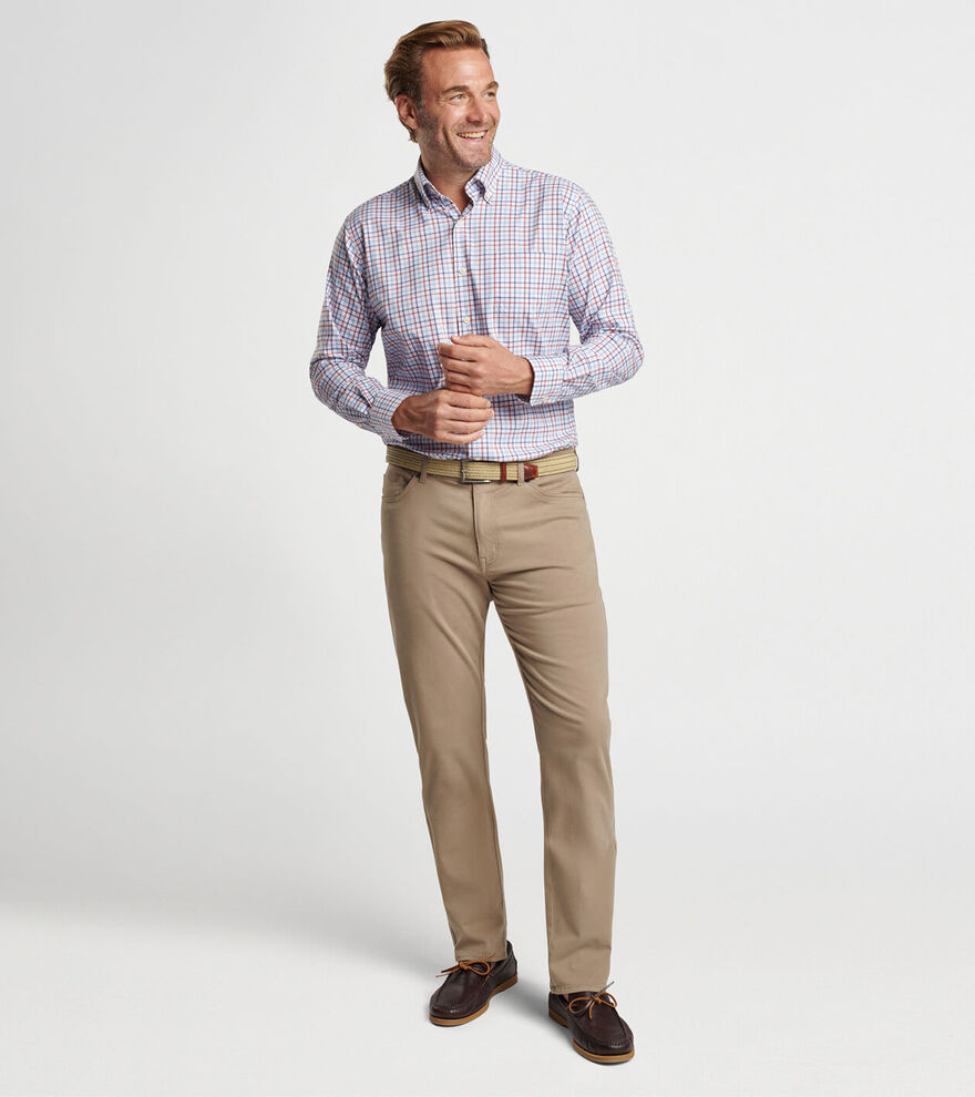 Signature Sateen Five-Pocket Pant image number 2