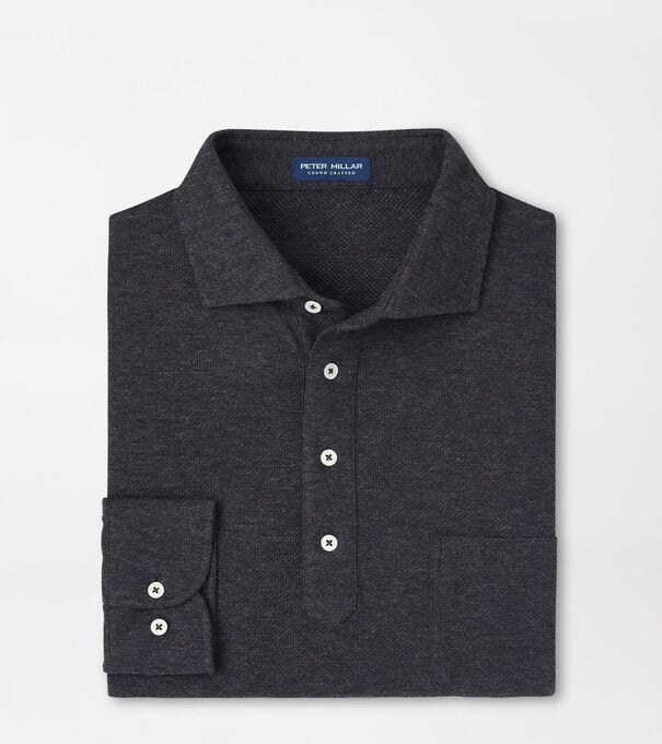 Ramble Long-Sleeve Cotton Cashmere Polo