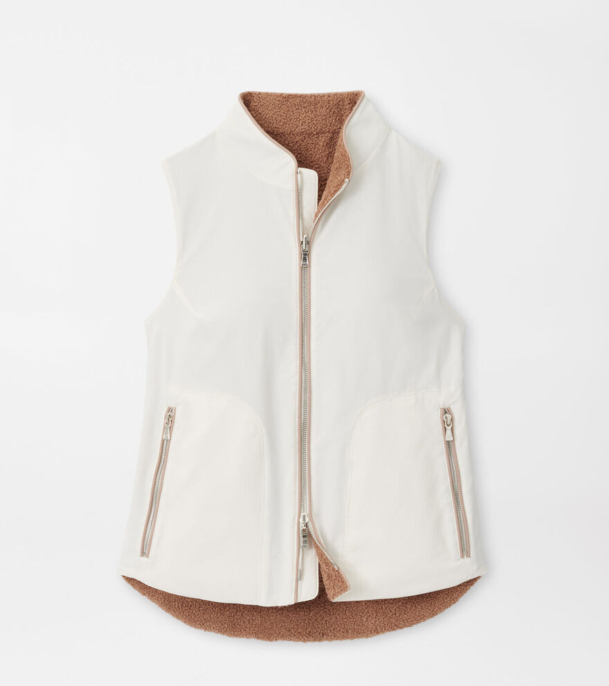 Reversible Sherpa Surge Full Zip Vest image number 1