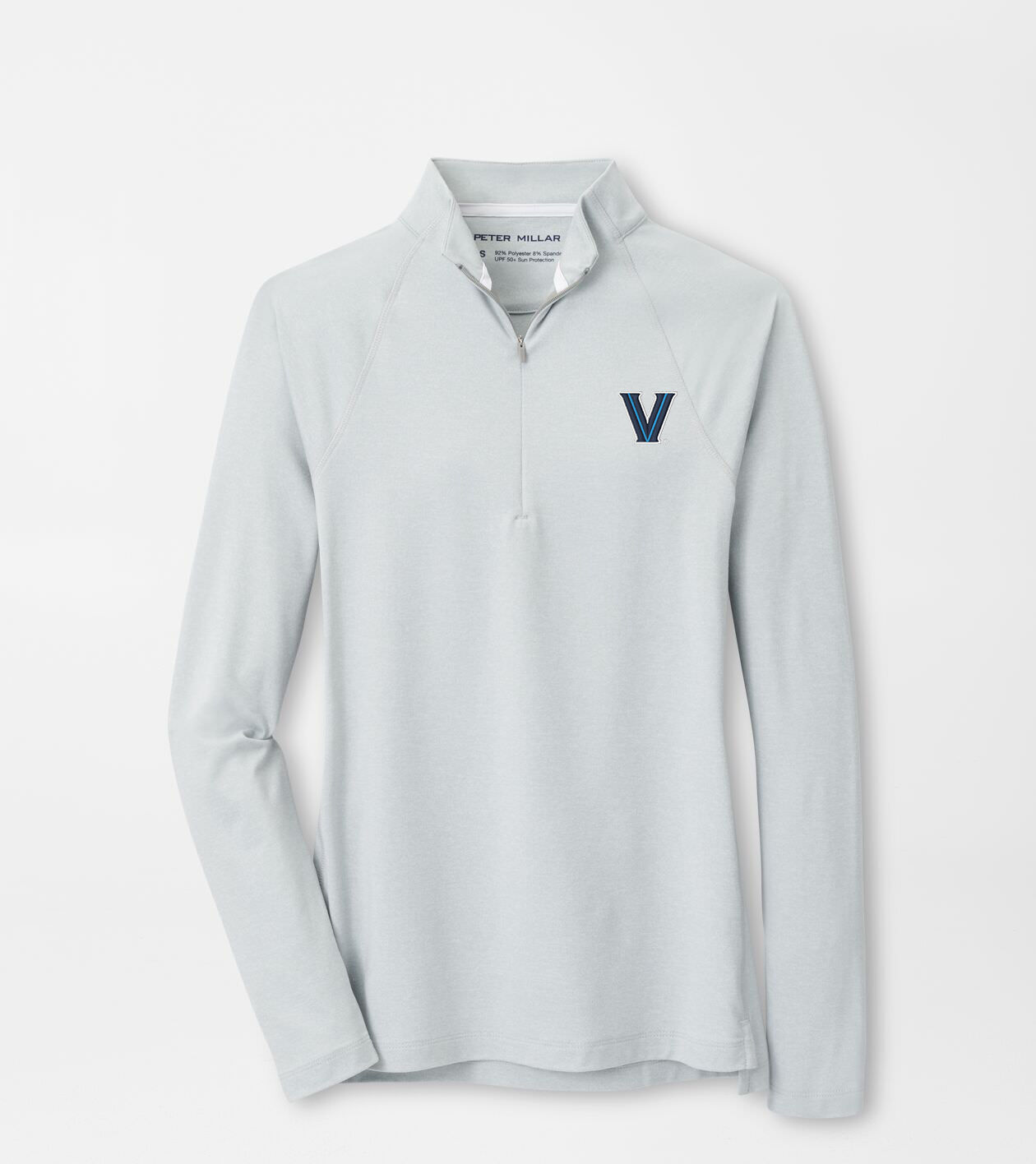 Peter Millar Villanova University Wildcats Gray Stretch Quarter-Zip Vest selling Large