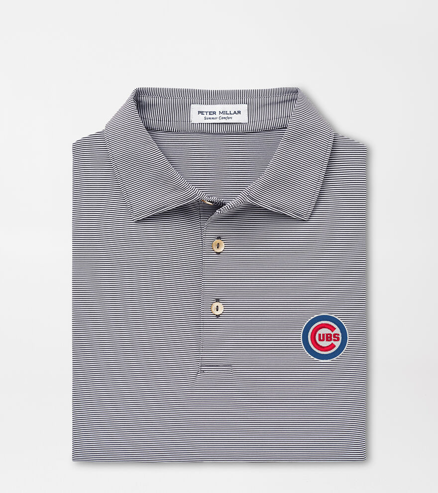 Chicago Cubs Jubilee Stripe Performance Polo image number 1