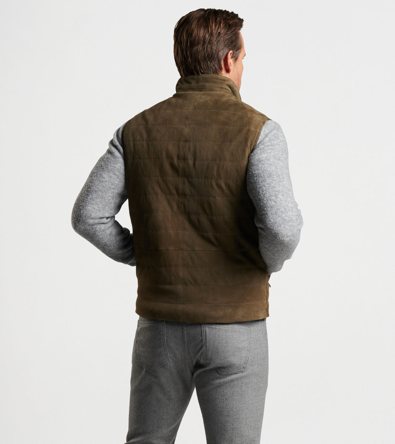 Vantage Suede Vest | Men's Vests | Peter Millar