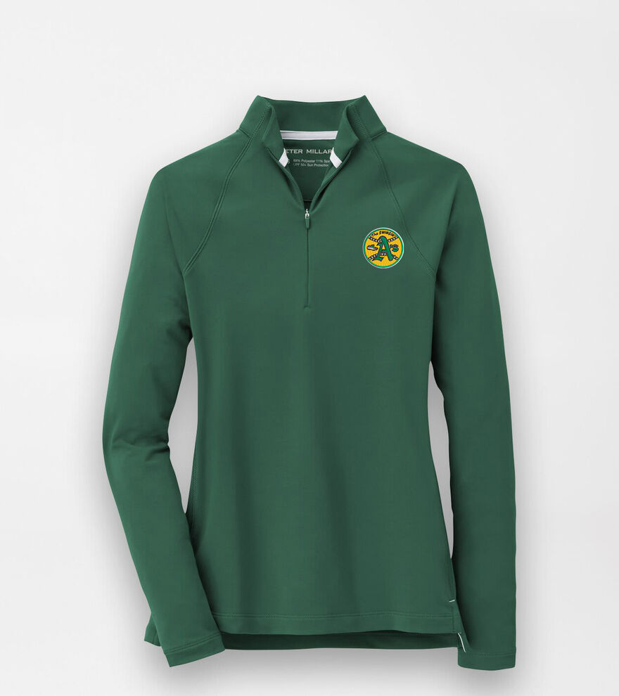 Cooperstown Oakland A's Raglan Sleeve Perth Layer image number 1