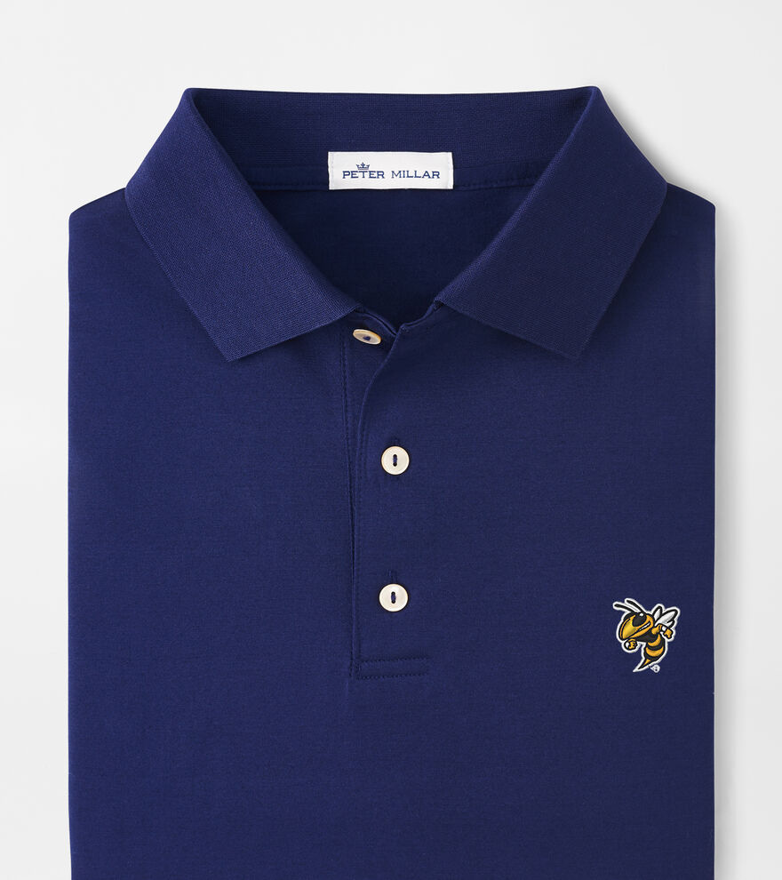 Georgia Tech Solid Cotton Polo | Peter Millar