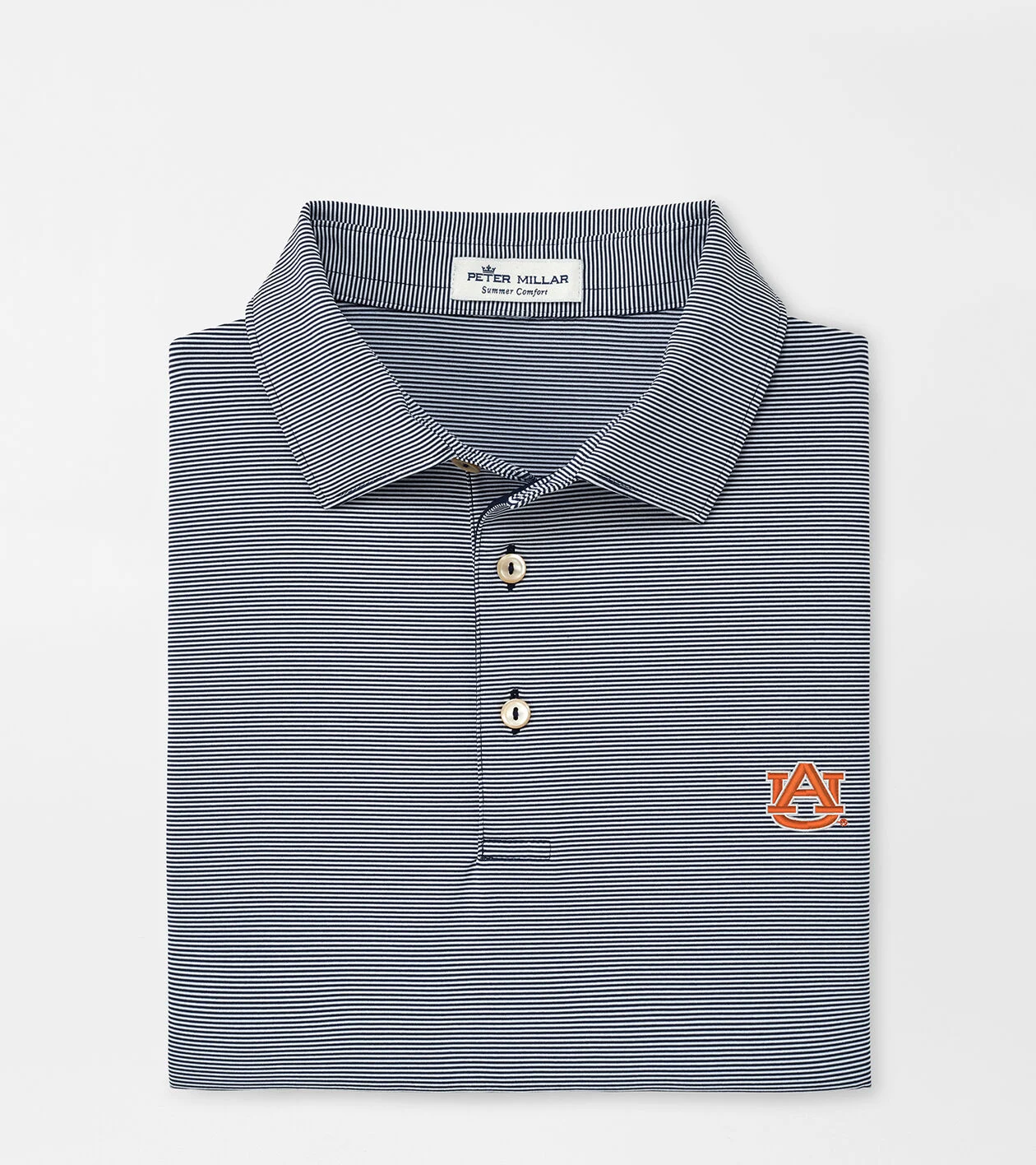 Auburn Jubilee Stripe Performance Polo