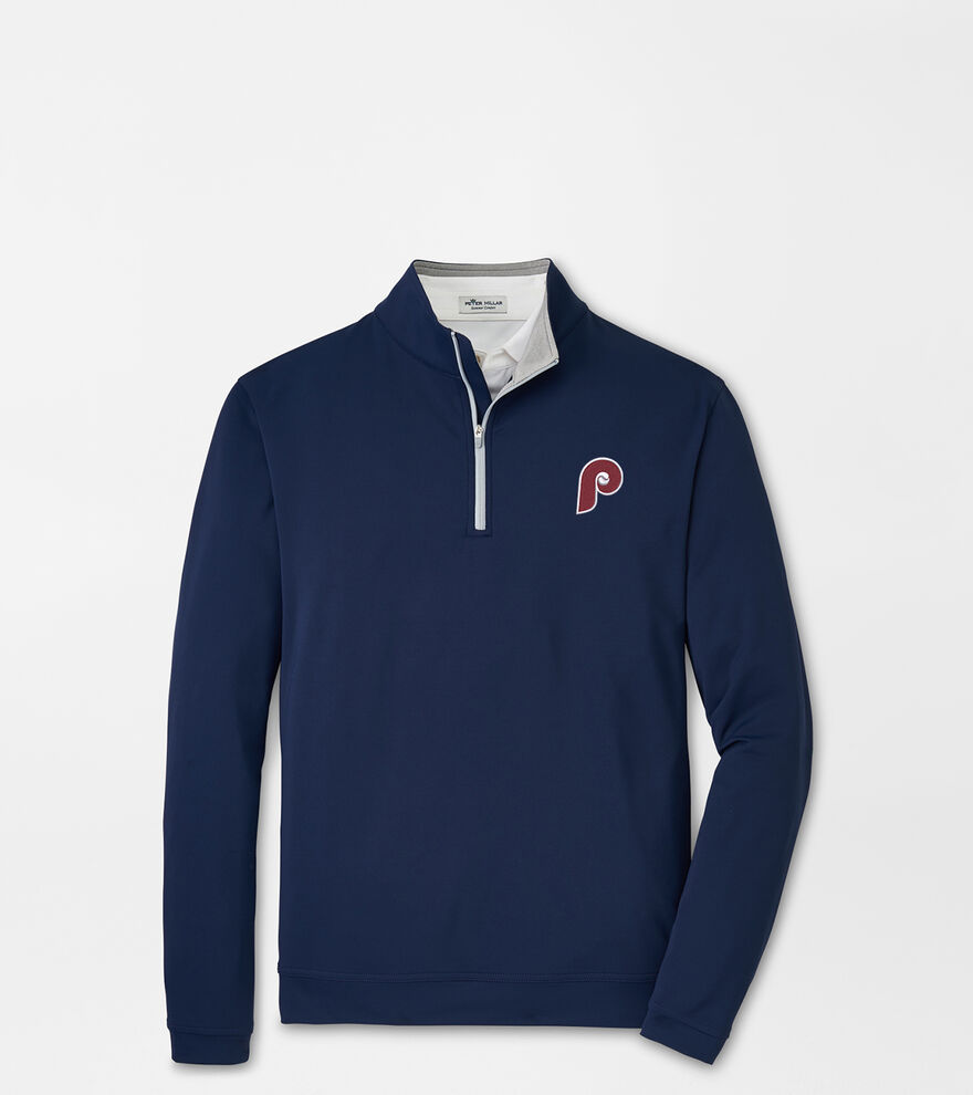 Cooperstown Philadelphia Phillies Perth Performance Quarter-Zip image number 1