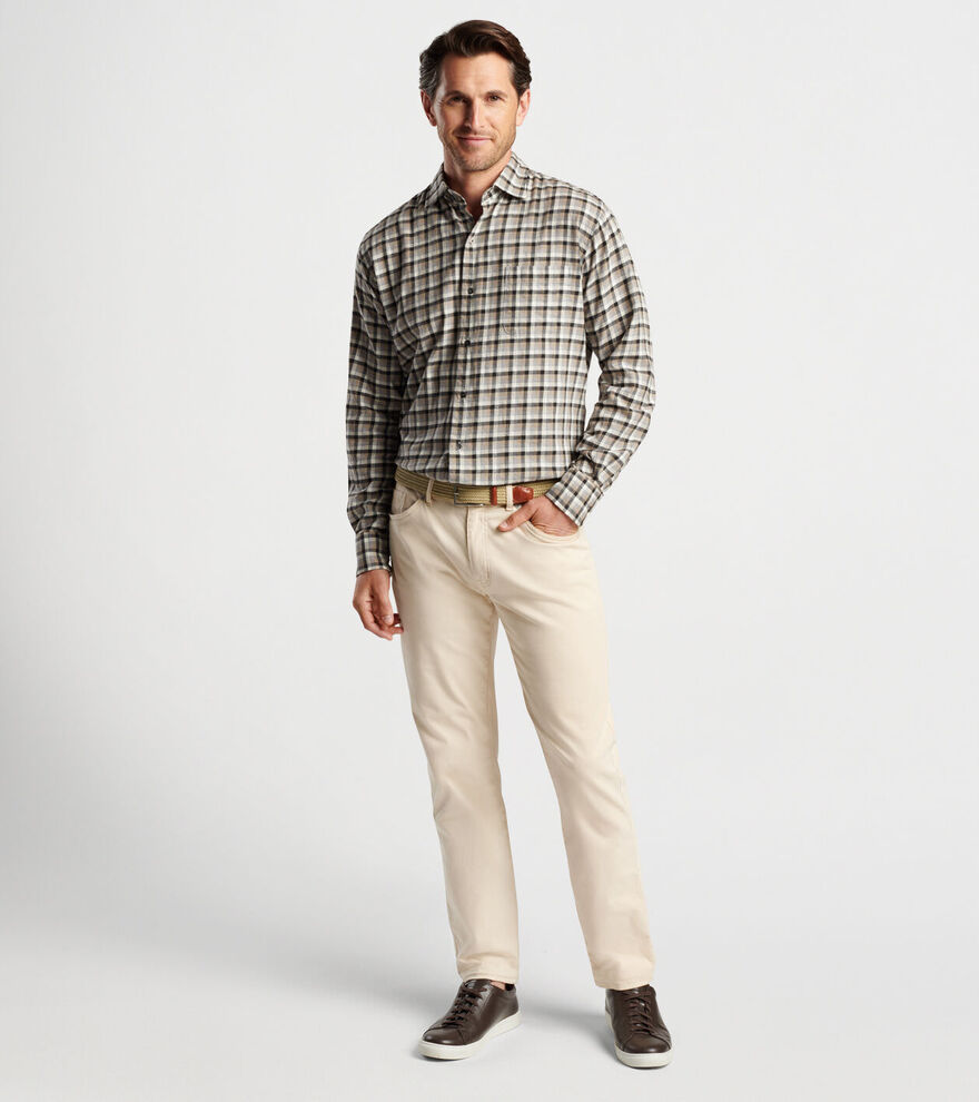 Signature Sateen Five-Pocket Pant image number 2