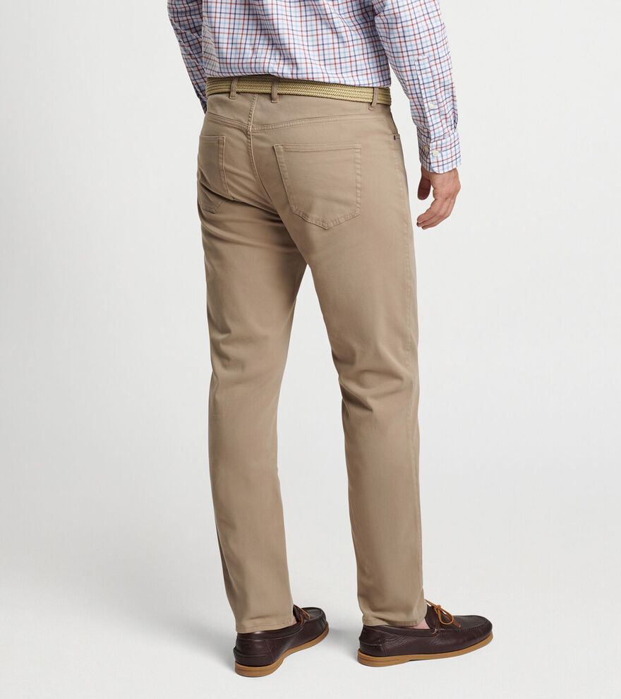 Signature Sateen Five-Pocket Pant image number 3