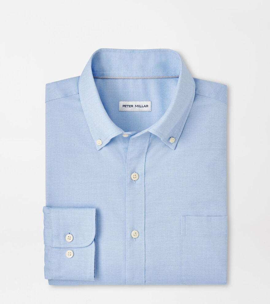 Campbell Perfect Pinpoint Cotton-Stretch Sport Shirt image number 1