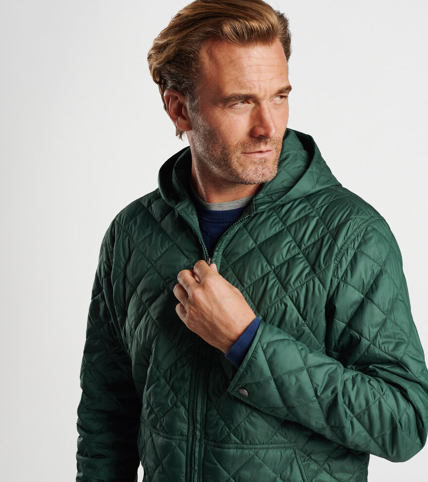 Essex Full-Zip Hoodie | Men's Jackets & Coats | Peter Millar
