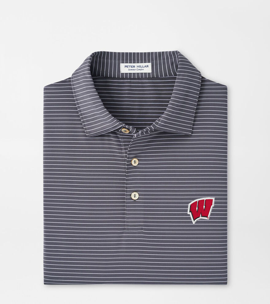 Wisconsin Hemlock Performance Jersey Polo image number 1