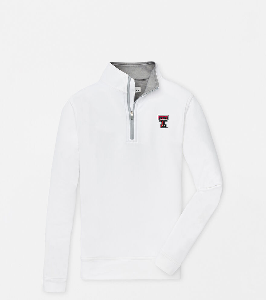 Peter Millar Youth Perth Performance 1/4 Zip White / L