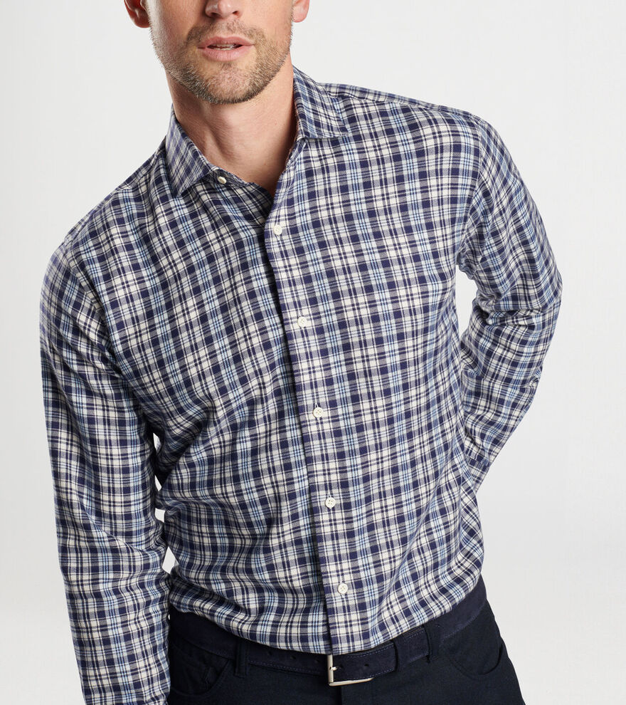 Bari Italian Flannel Sport Shirt image number 5