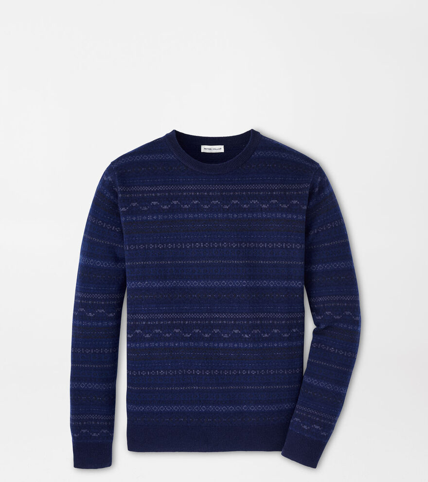 Midnight Fairisle Crewneck Sweater image number 1